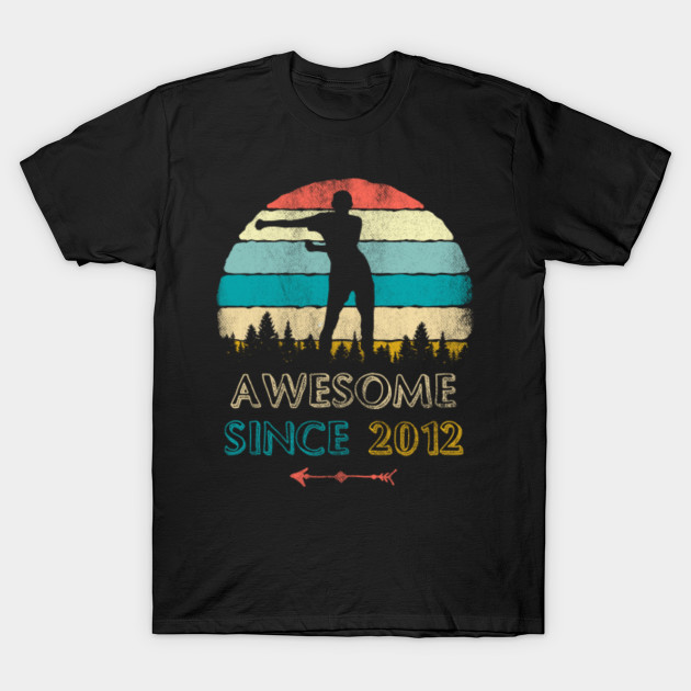 Awesome since 2012 Tee Birthday Party T-Shirt